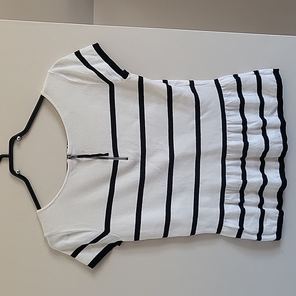 Loft Peplum Sweater Blouse - Picture 2 of 7